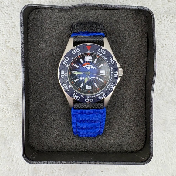 ewatchfactory Other - Denver Broncos NFL-Themed Wristwatch Produced by ewatchfactory-Preowned Like New